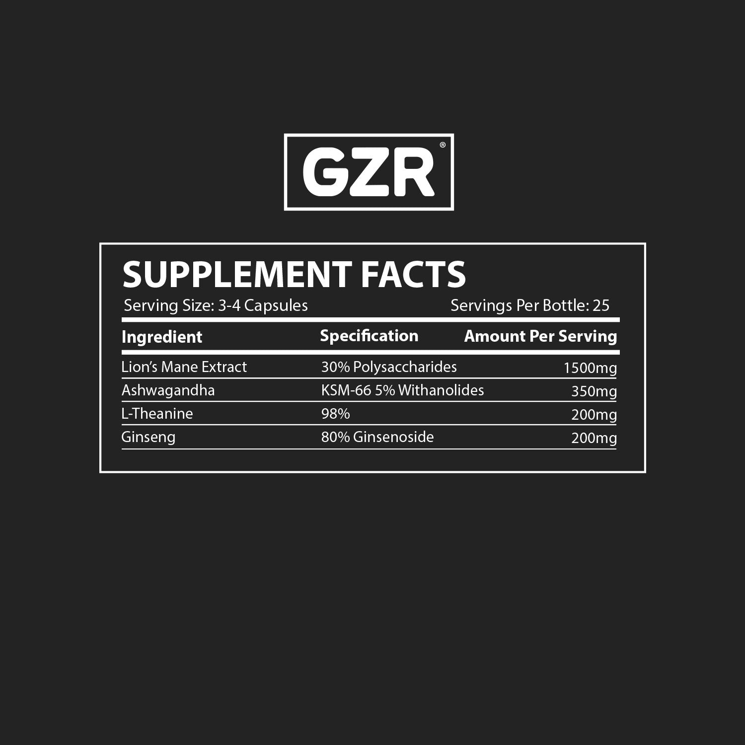 Clarity Capsules - GZR