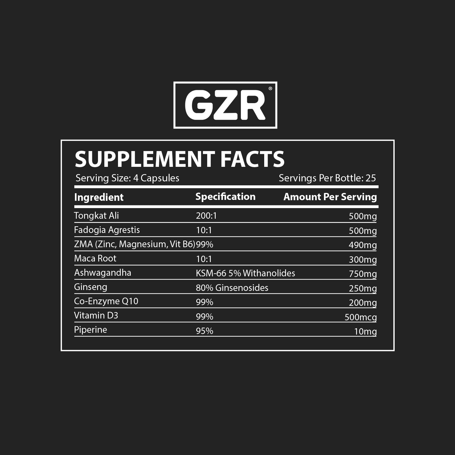 T - Boost Capsules - GZR